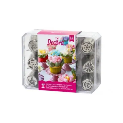 Set de tulle pré fleuri 12 pièces