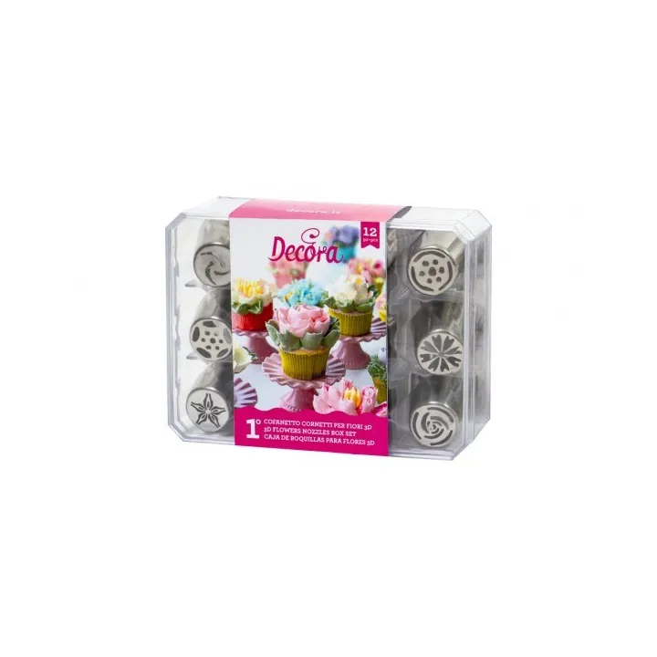 Set di tulle Prato fiorito 12 pezzi