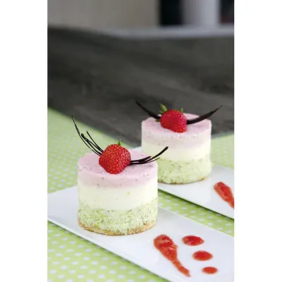 Stampo per antipasti e dessert con espulsore, rotondo
