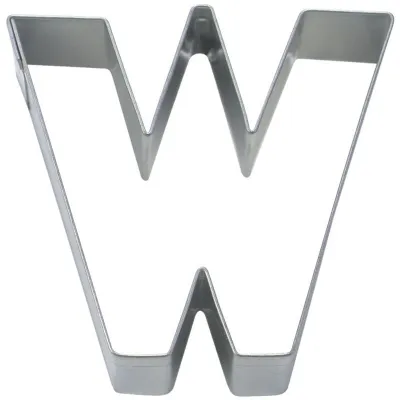 Ausstecher Buchstabe W