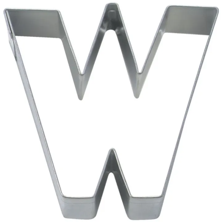 Ausstecher Buchstabe W