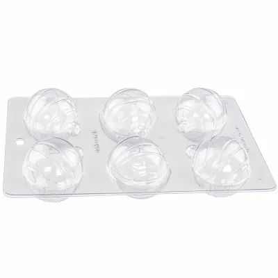Weihnachtskugel Schokoladenform klassisch