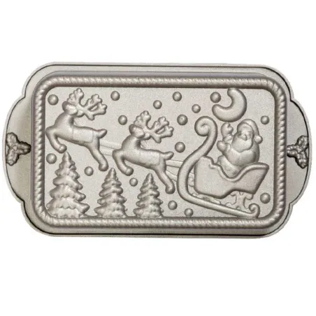 Moule à pâtisserie du Père Noël en aluminium