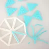 Pennant cookie cutter set