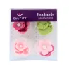 Zuckerdekor Blumenset Rosa