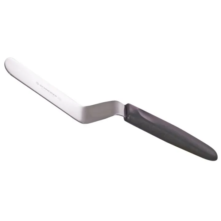 Angle spatula medium with plastic handle for smooth spreading cakes