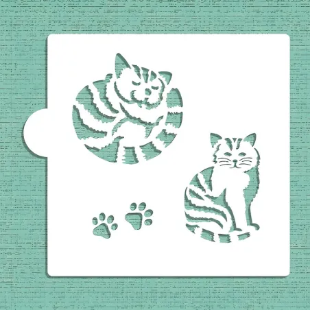 Gatto a strisce per nobili decorazioni
