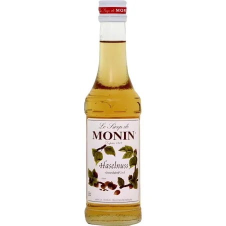 Monin Hazelnut Syrup, 250 ml for drinks and cake fillings