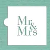 Mr & Mrs Stencil for a Sweet Message on Your Desserts