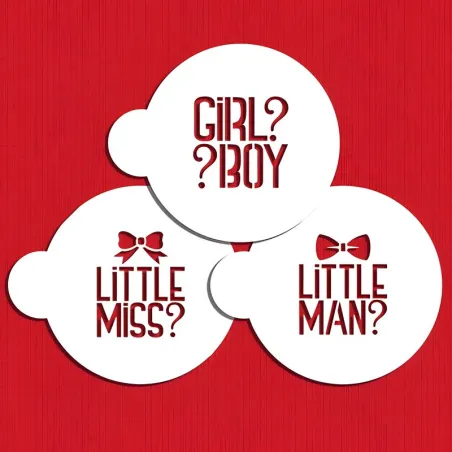 Little ? Stencils for Sweet Baby-Themed Decorations
