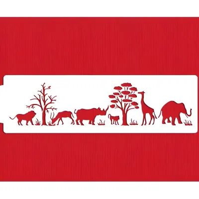 Safari Stencil für edle Dekorationen