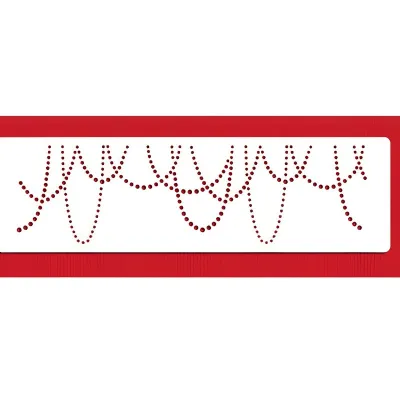 Draping Pearls Stencil für edle Tortenränder