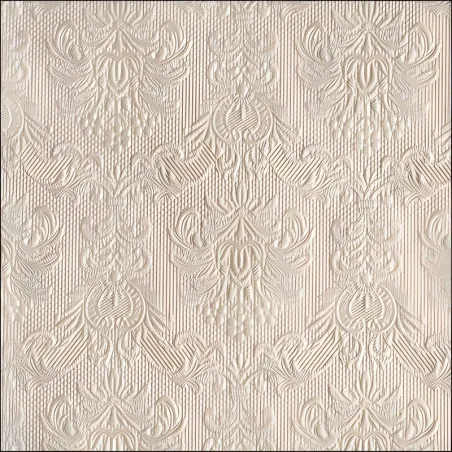 Serviettes Elégance beige, 15 pièces