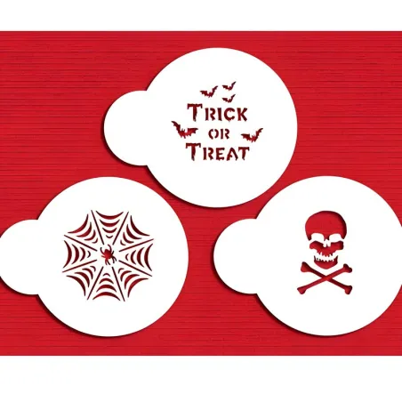 Mini Trick or Treat Stencils for Spooky Decorations