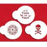 Mini Trick or Treat Stencils for Spooky Decorations