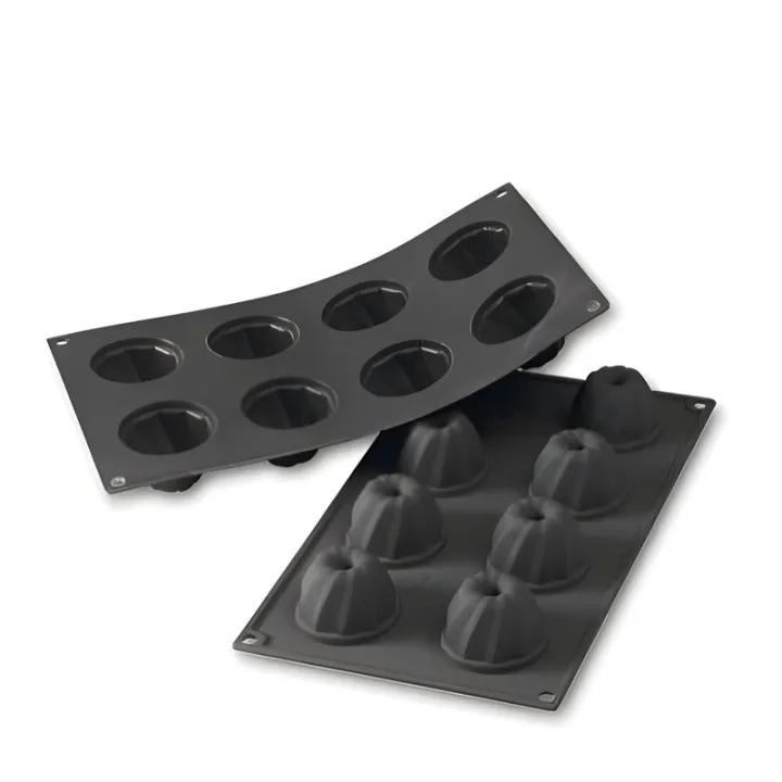 Silicone mold Gugelhupf Classic Ø 5.5 cm 8 pieces for sweet desserts
