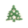 Emporte-pièce sapin avec étoiles et boules en métal