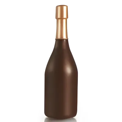 Süsse Schokoladenform Sektflasche