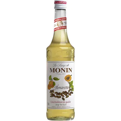 Monin Amaretto Sirup, 250 ml für Drinks und Tortenfüllungen