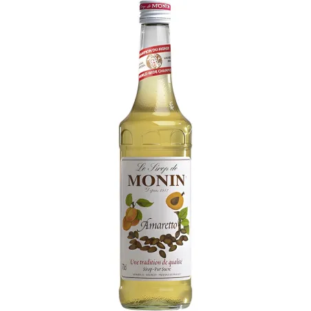 Sirop d'amaretto Monin, 250 ml pour boissons et garnitures de gâteaux
