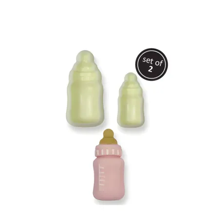 Set de gaufrage de 2 biberons pour des décorations mignonnes
