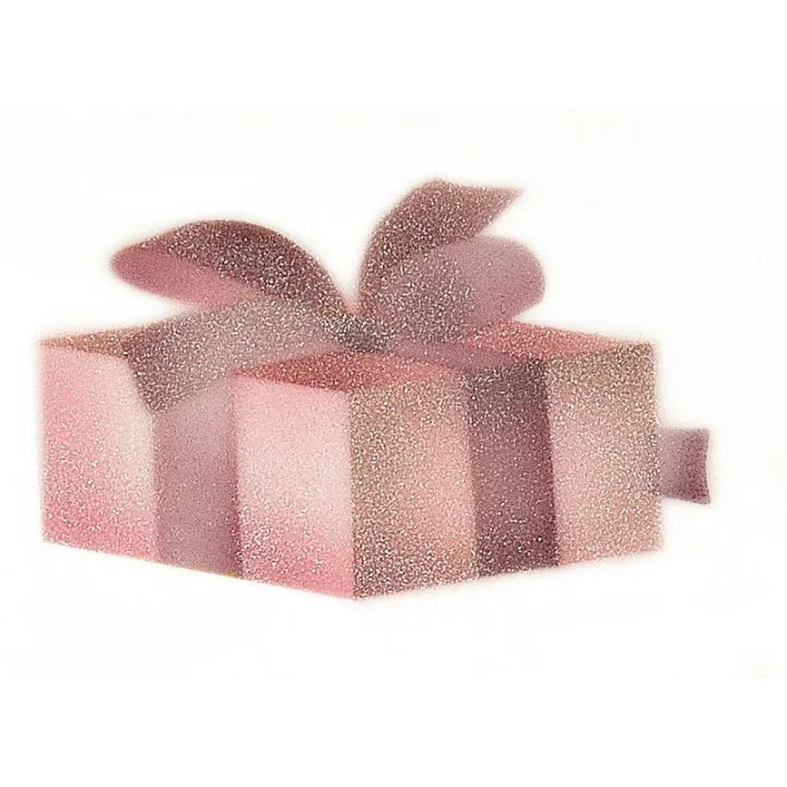 Stencil ad aerografo rosa e regalo