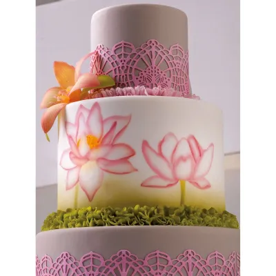Airbrush Schablone Lotus Blüte