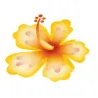Stencil aerografo Fiore di ibisco