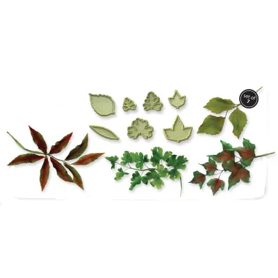 Set tagliapasta foglie 40 pezzi per decorazioni eleganti