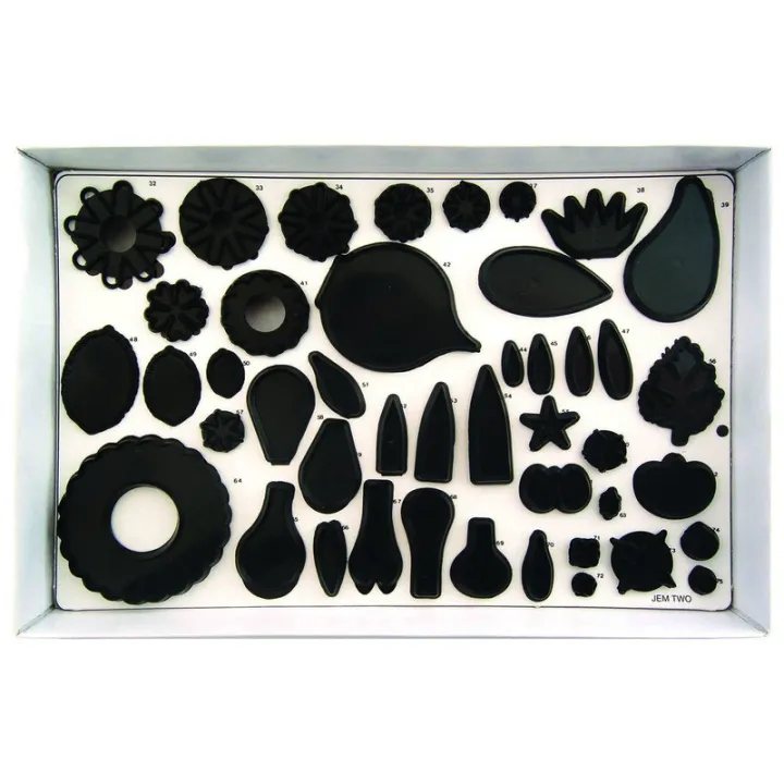 Flower cutter set, 75 pieces for various sugar flowers