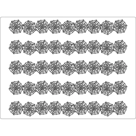 Silicone border mat mesh for spooky decorations