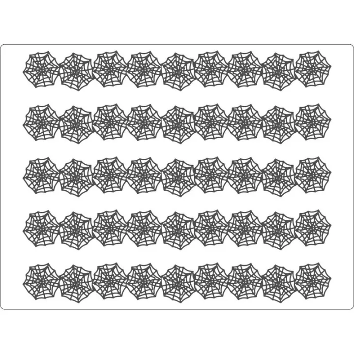 Silicone border mat mesh for spooky decorations