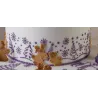 Christmas forest stencil for winter decorations