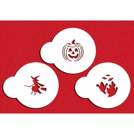 Mini Trick or Treat Stencils for spooky decorations