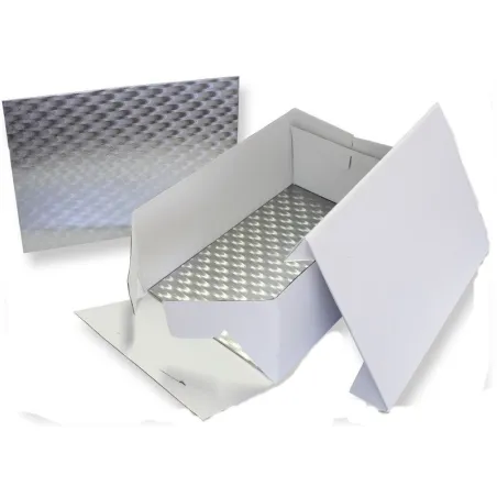 Cake box and base rectangle 35 x 25 x 15 cm