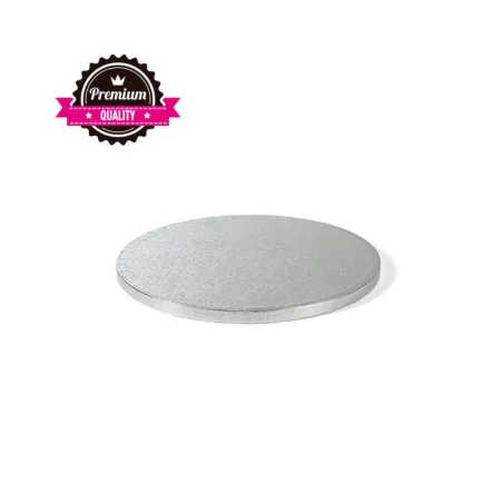 Piatto torta rotondo argento extra forte Ø 22 cm