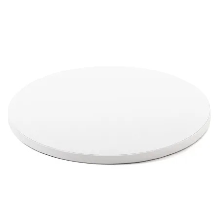 Piatto da torta rotondo extra forte bianco Ø 30 cm per un trasporto sicuro