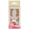 Décoration en sucre Rudolph – décor comestible tête de renne pour cupcakes et gâteaux | miniSchoggi