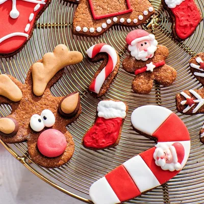 Décoration en sucre Rudolph – décor comestible tête de renne pour cupcakes et gâteaux | miniSchoggi