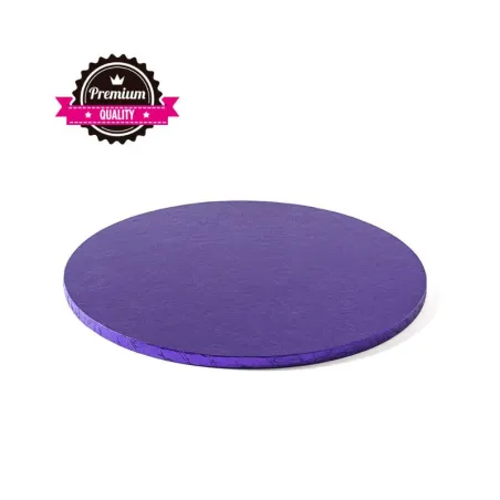 Piatto torta rotondo extra forte viola Ø 25 cm