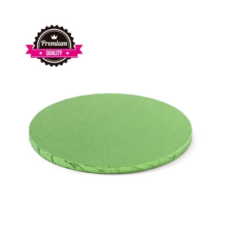 Piatto torta rotondo extra strong verde chiaro Ø 25 cm