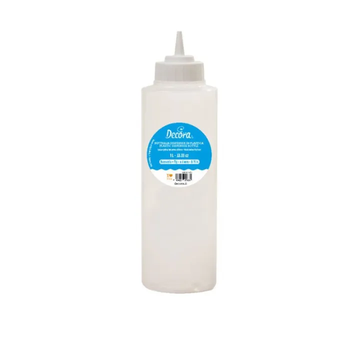 Bottiglia di plastica con beccuccio Ø 4 mm, 1000 ml