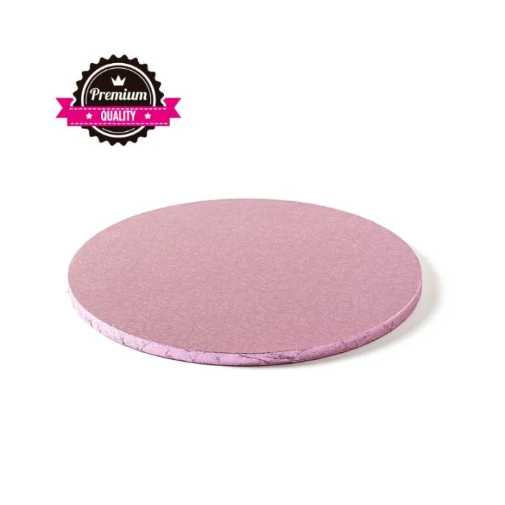 Cake plate round extra strong light pink Ø 25 cm