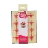 Chocolate decorations gifts white – 12 edible chocolate decorations for cupcakes and cakes | miniSchoggi