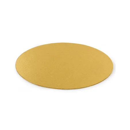 Piatto da torta rotondo oro Ø 28 cm