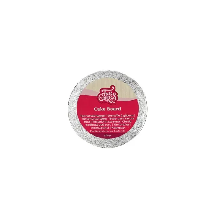 Plateau à tarte Rond Argent Ø 12.5 cm