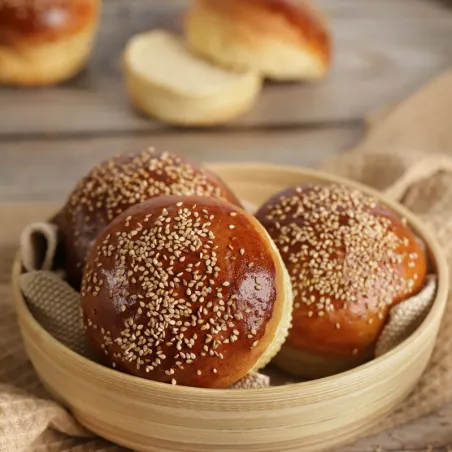 Tappetino da forno per panini burger per 6 burger uniformi e croccanti