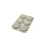 Baking mat for burger buns for 6 evenly shaped, crispy burgers