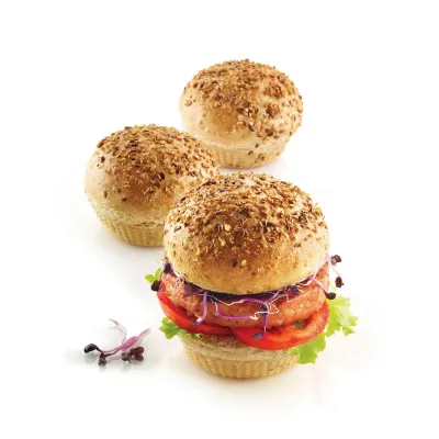 Tappetino da forno per panini burger per 6 burger uniformi e croccanti