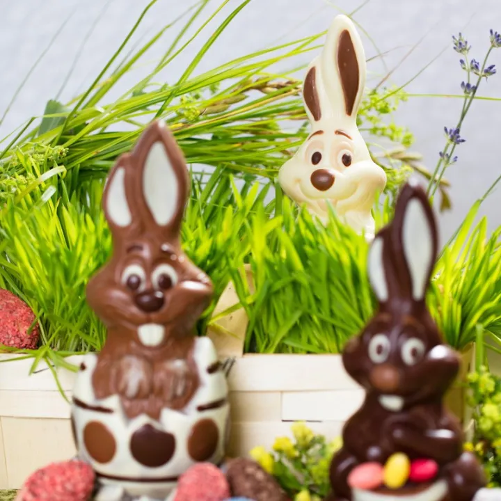 Osterhasen giessen in Adliswil